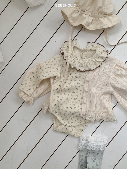 残り1点 即納⌇70cm 襟まき ロンパース