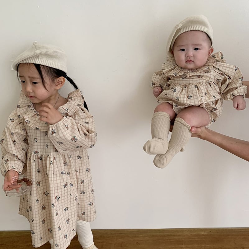 韓国子ども服 おめかしロンパース 韓国子ども服 おめかしロンパース
