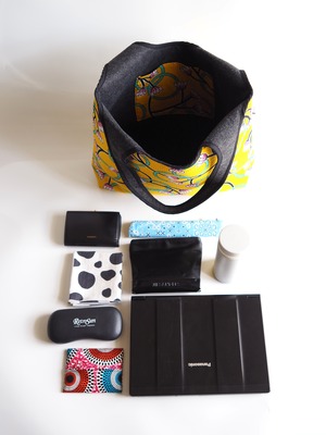 Tote Bag BIG【African Botanical × recycled felt】