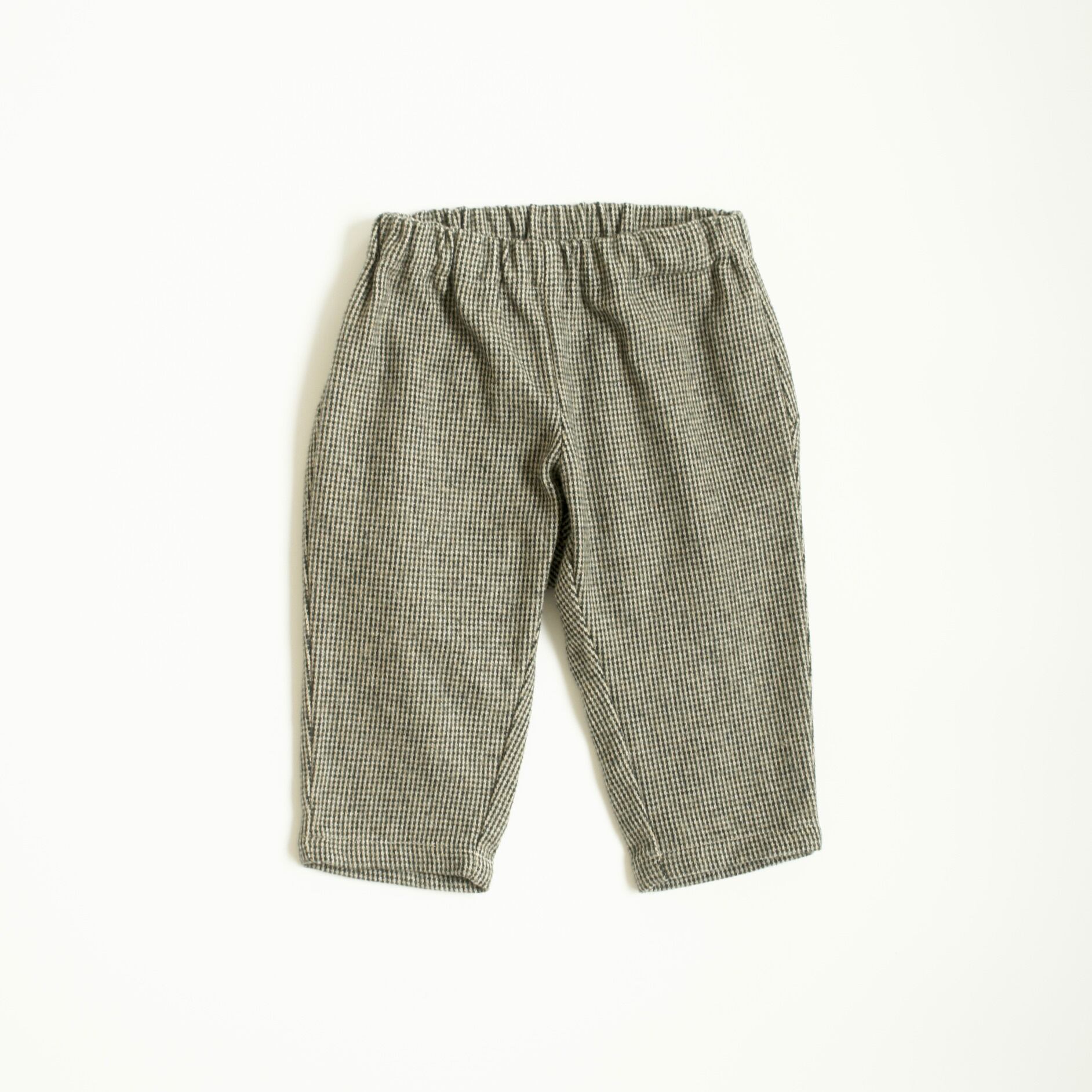 【 BABY 】〈 MOUN TEN. 25AW 〉cotton tweed easy pants "ロングパンツ" / sand x bk