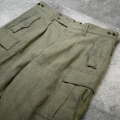 60's~ German military wool cargo pants