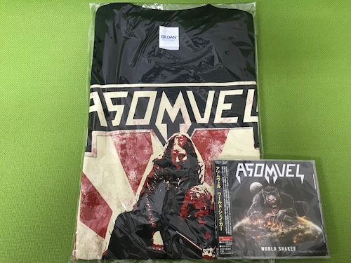 【特典付き】ASOMVEL "World Shaker" 初来日記念Tシャツ＋缶バッチ付き