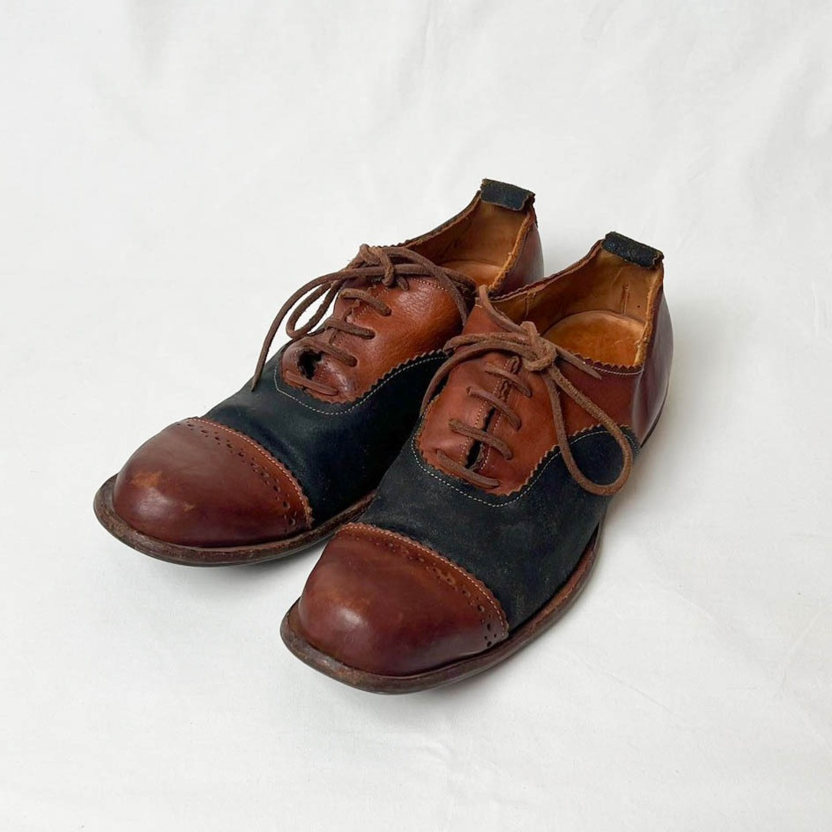 USED] Paul Harnden Shoemakers COMBI LEATHER SHOES | double