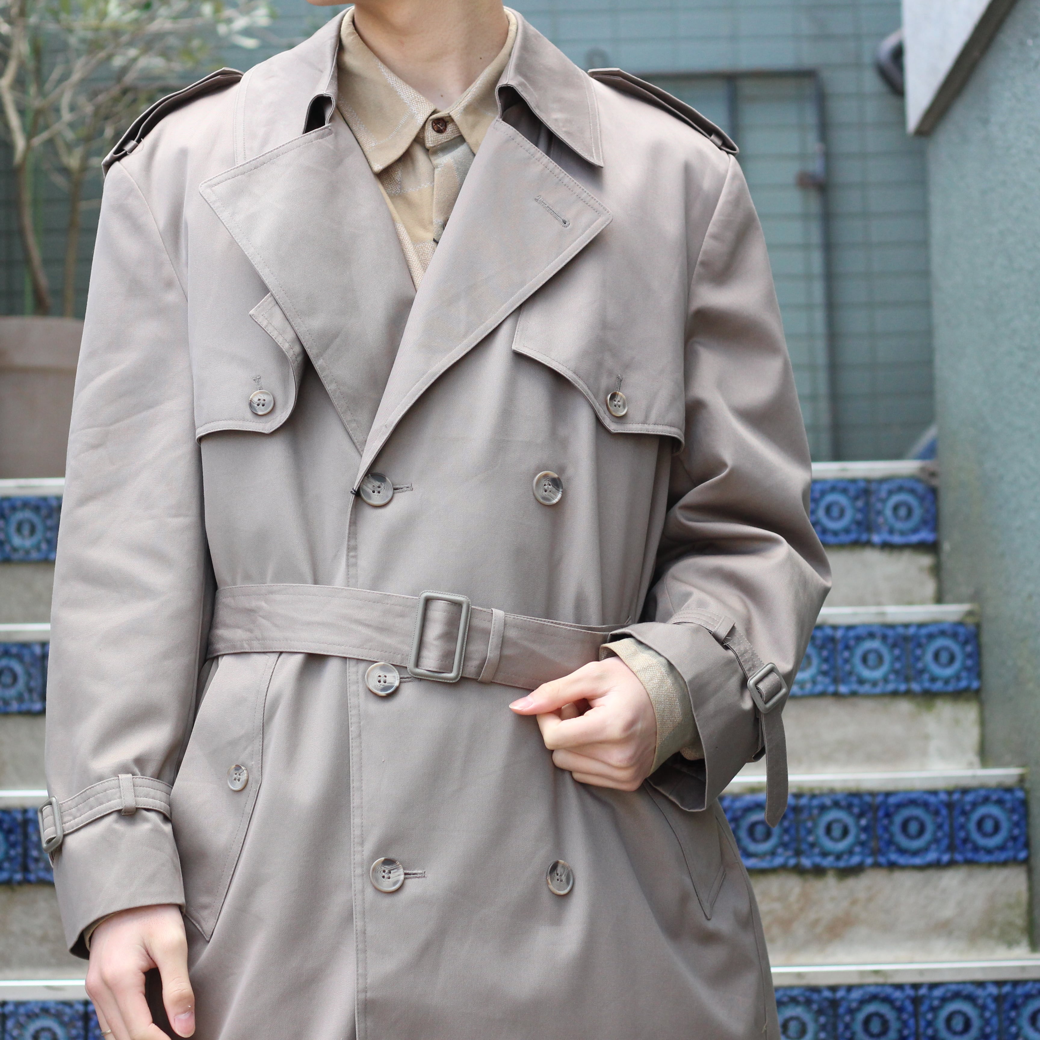 USA VINTAGE TOWNE BY LONDON FOG TRENCH COAT WITH LINER/アメリカ 