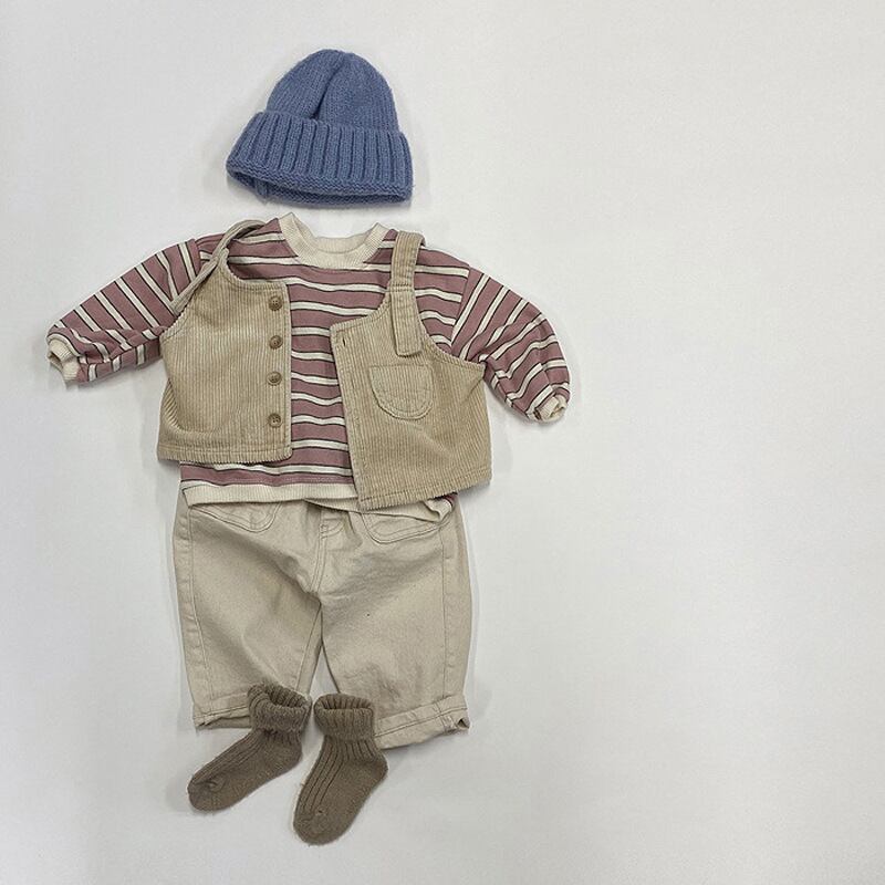 【即納】コーデュロイベスト｜海外子供服｜韓国子供服