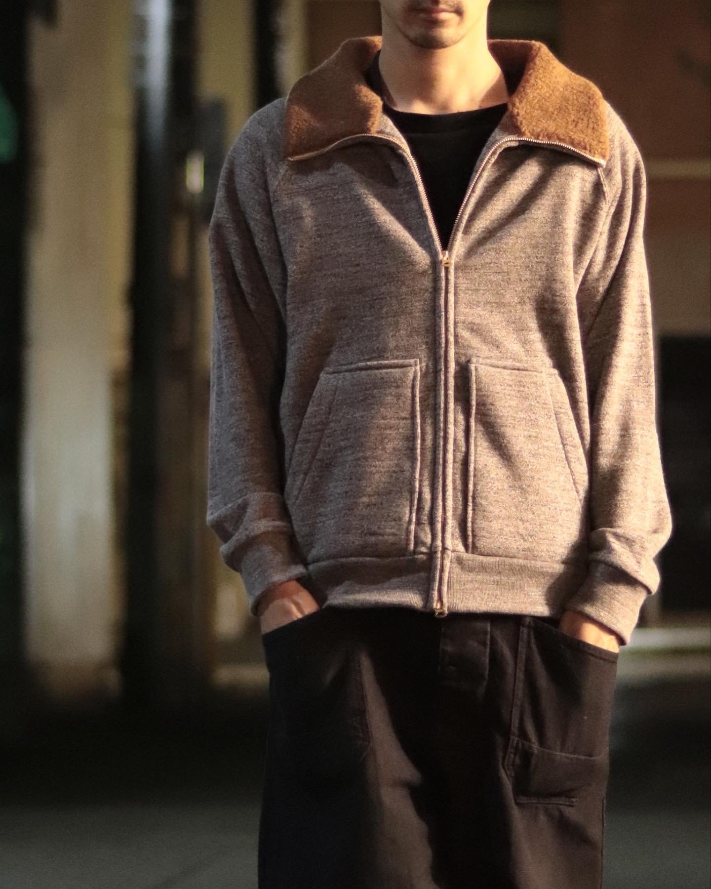 Jackman/ジャックマン GG Sweat Boa collar JM8157 | MAMBO