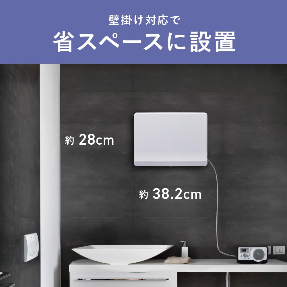 スリーアップ ミニパネルヒーター トイレ・脱衣所専用 300W ポカポカ暖