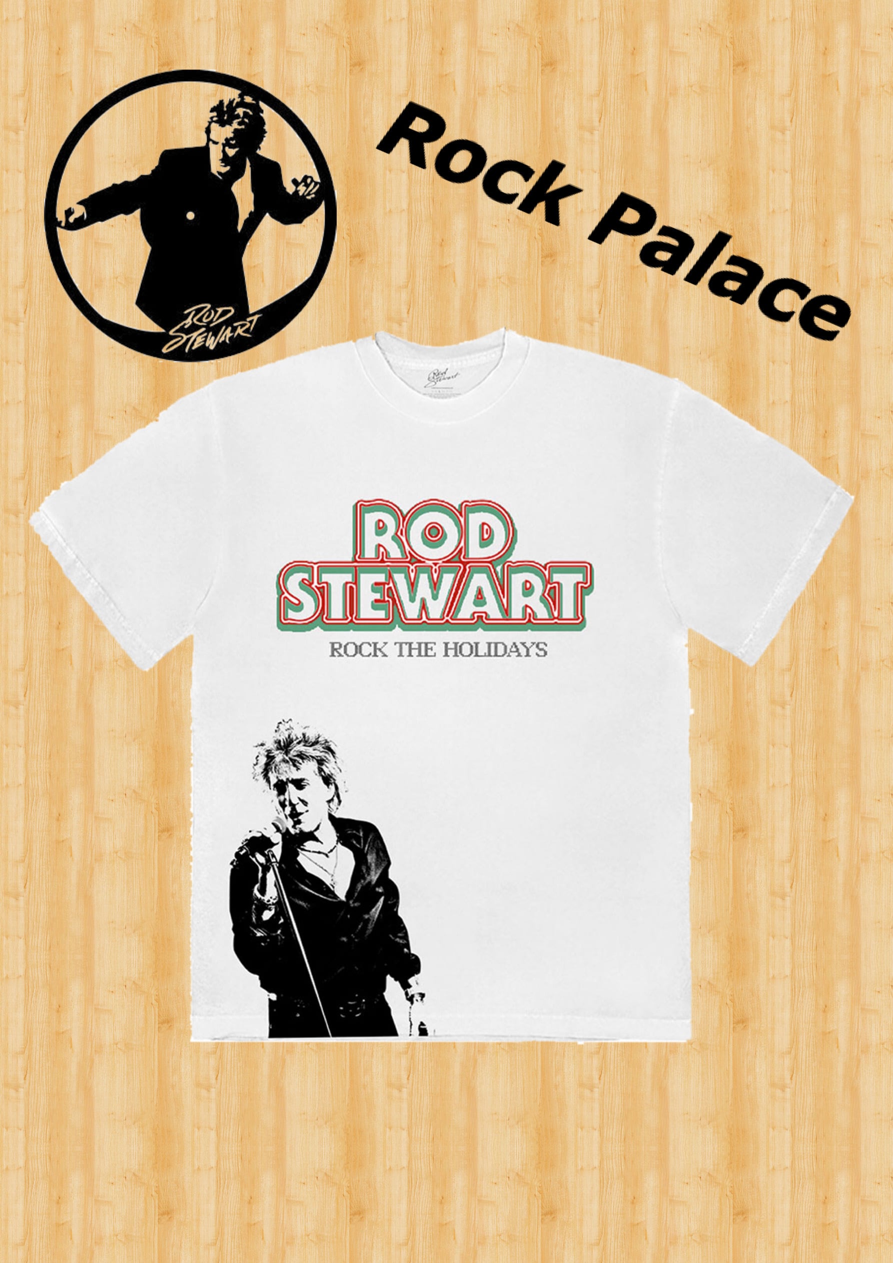 Rod Stewart : ROCK THE HOLIDAYS Tシャツ | ロックTシャツ バンドT