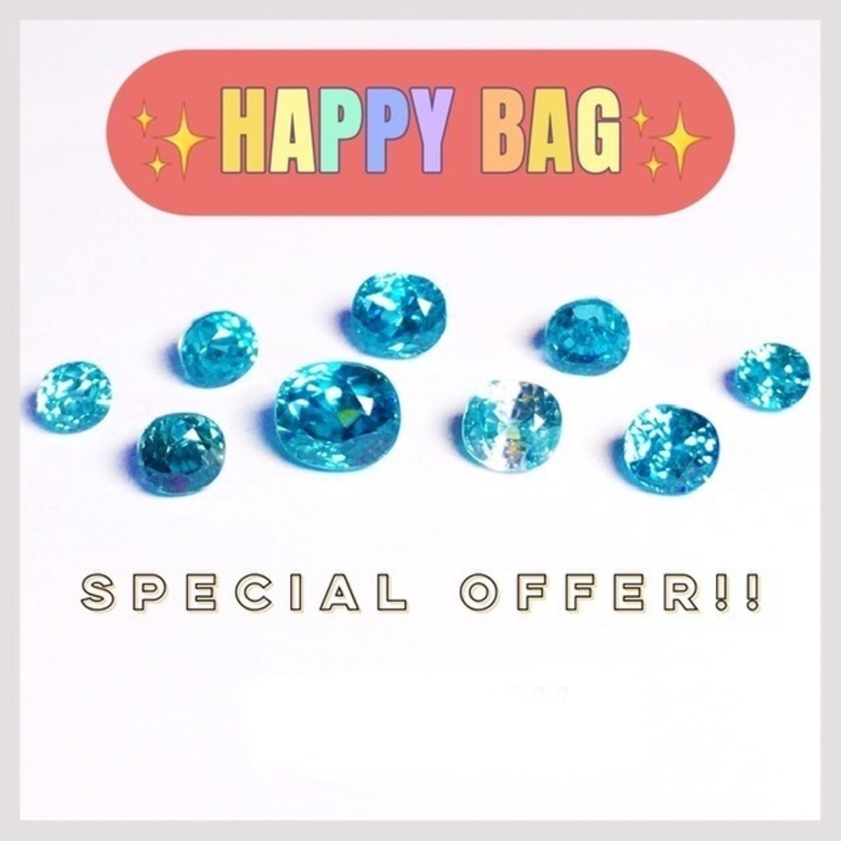 超特価Happyセット☆13-14ctUPブルージルコン☆カンボジア・ラタナキリ 