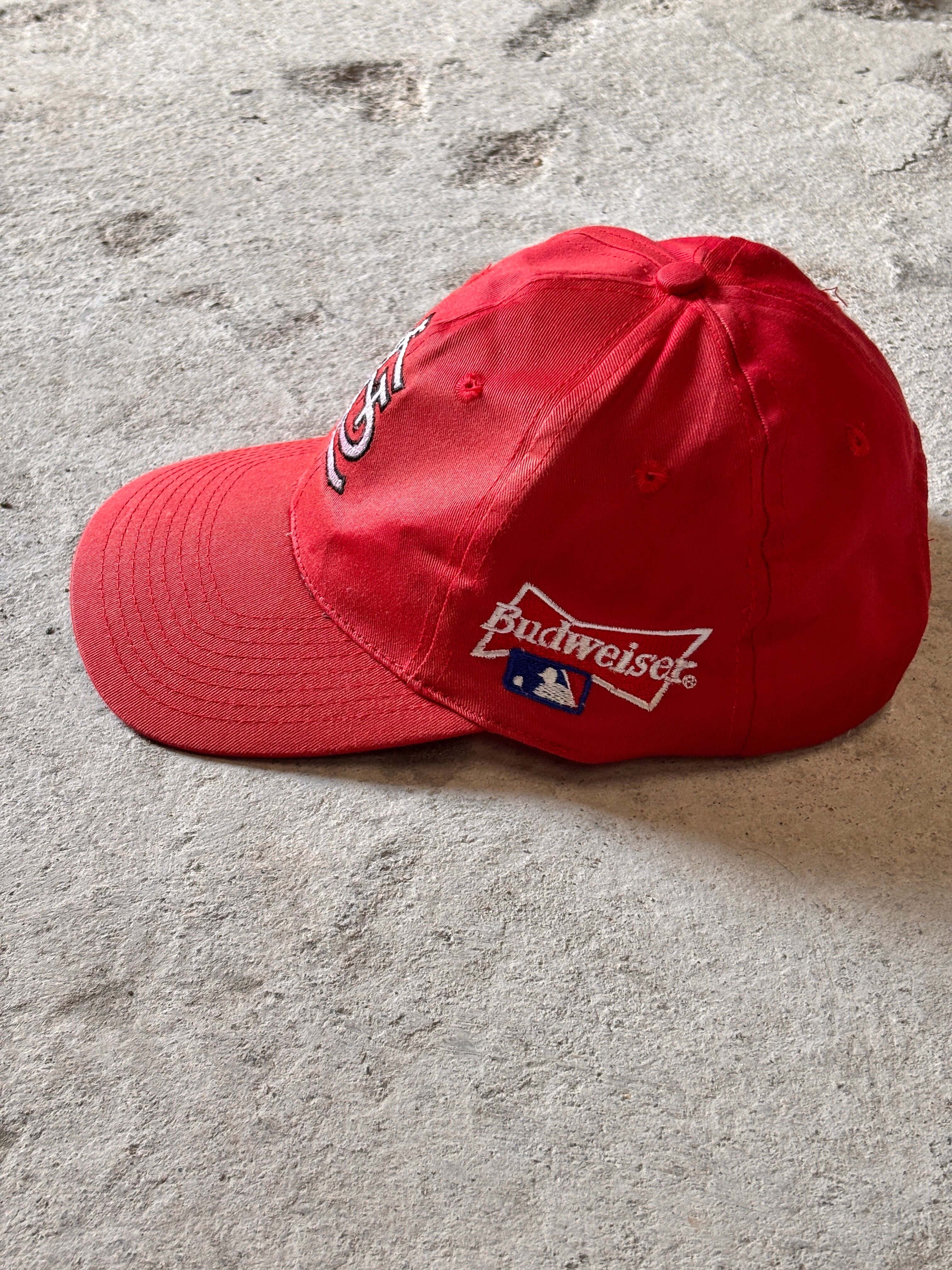 レア！ MLB セントルイスカージナルス バドワイザー キャップ 刺繍未 