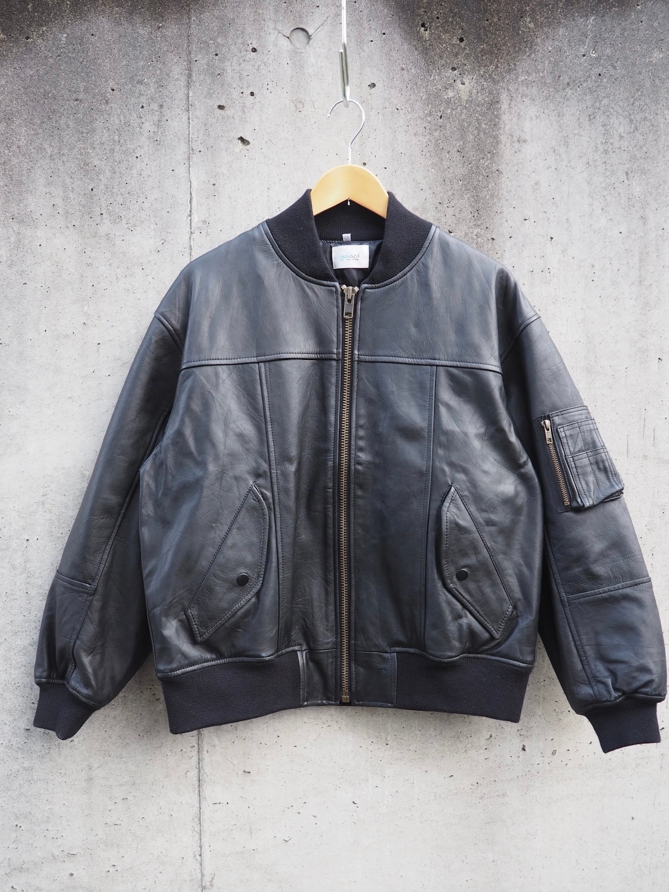 Leather BomberJKT (MA1)