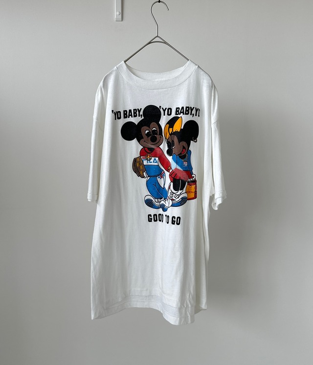 -Mickey and Minnie - Vintage 80-90s Print T-Shirt