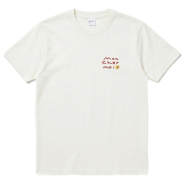 mon cher moi⭐︎刺繍Tシャツ white