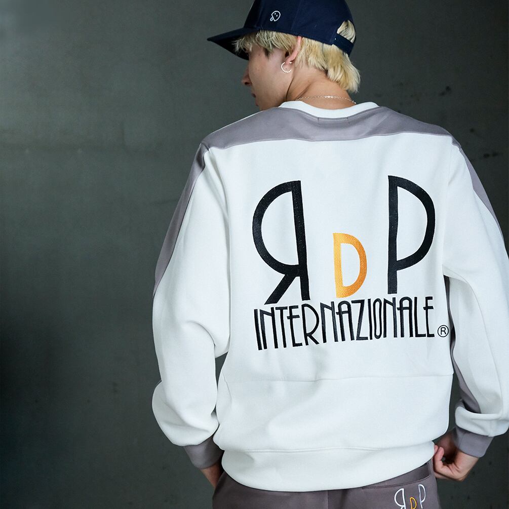 レインボーロゴ刺繍トレーナー | ROUX DI PERFE INTERNAZIONALE ルゥ