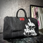 【Only One】　Fxxk skull Boston bag