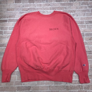 1990s CHAMPION REVERSE WEAVE ピンクボディ "BROWN"