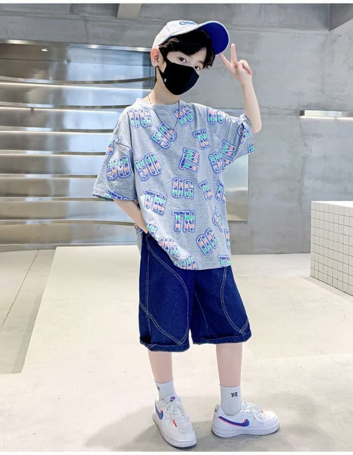 男の子 夏服 2点セット 半袖 Tシャツ スポーツ ハーフパンツ 上下