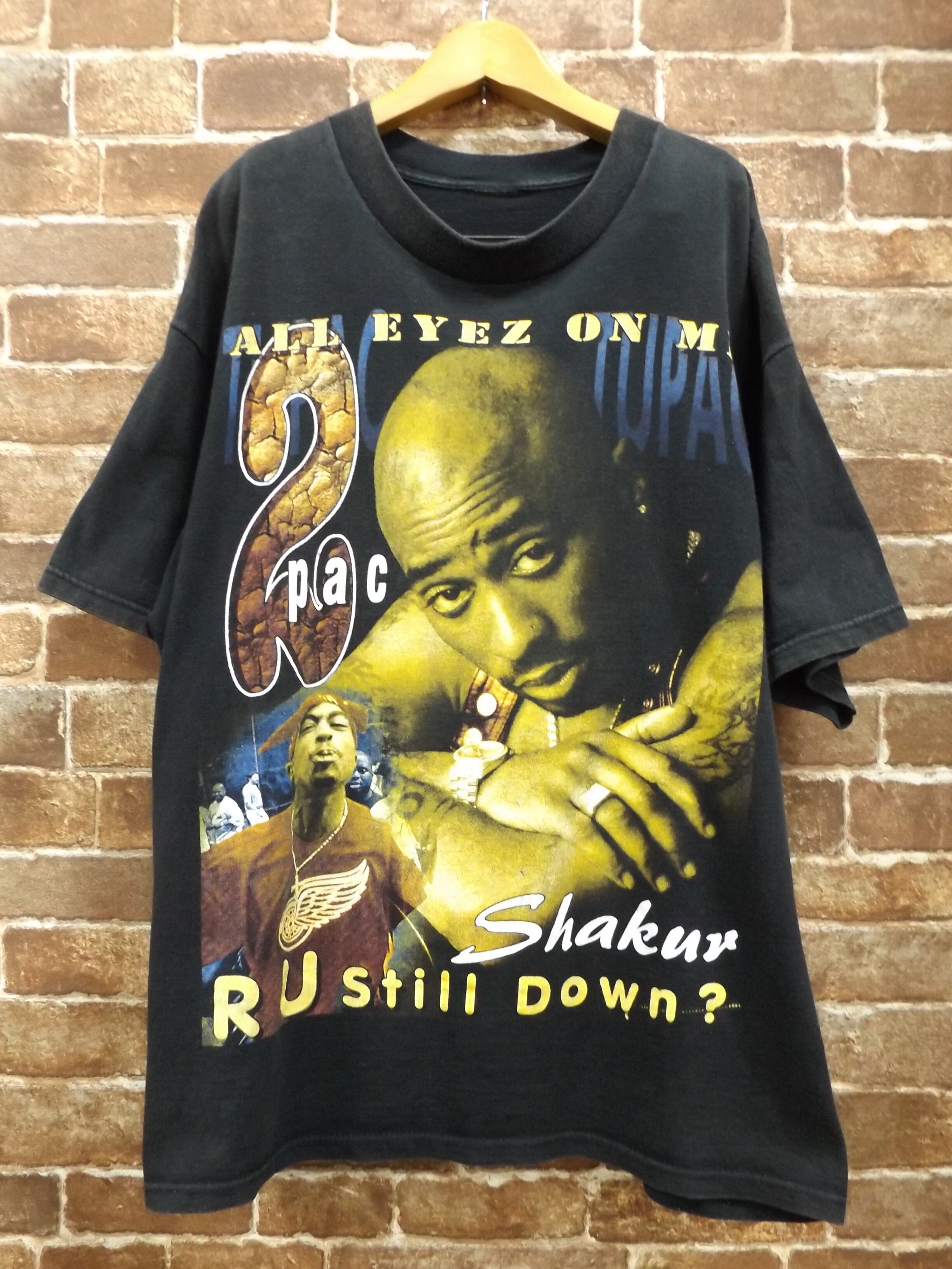 激レア!! Vintage 2Pac All Eyez On Me 追悼Tシャツ ...