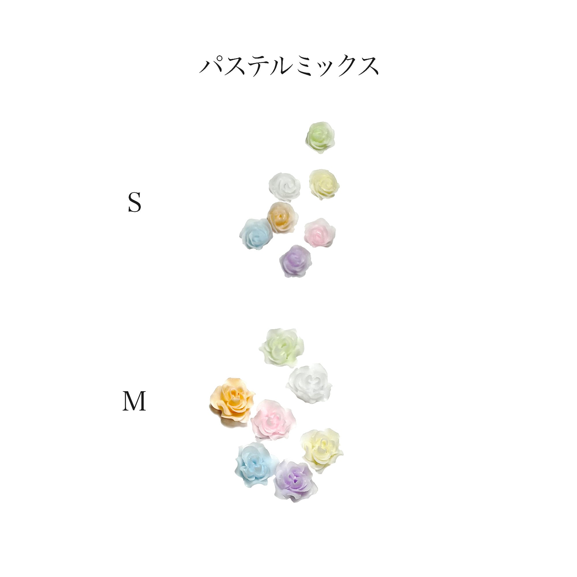 ローズパーツ 樹脂・メタル(S/M) | Nail Shop Nail smile|ネイルスマイル