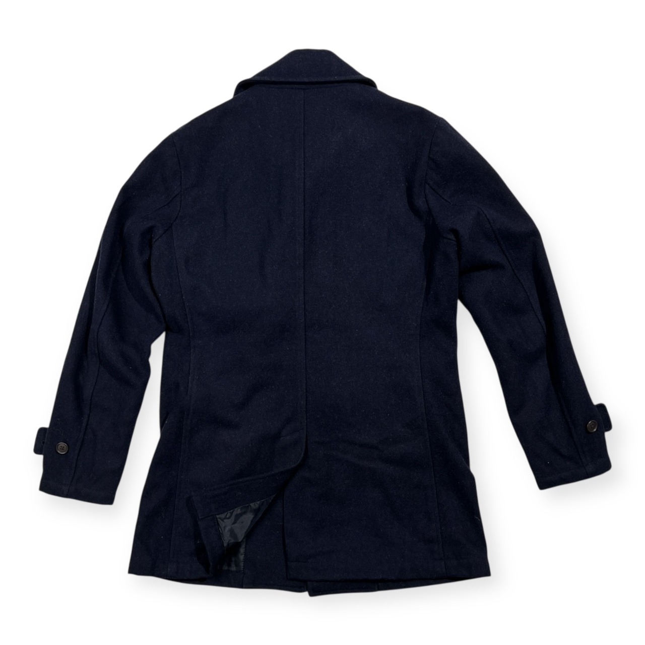 00s KATHARINE HAMNETT キャサリンハムネット ウール コート ジャケット サイズ AL /ネイビー/オールド