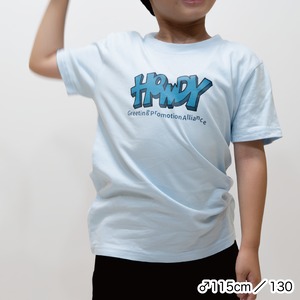 HOWDY 3D KID'S TEE [ライトブルー]