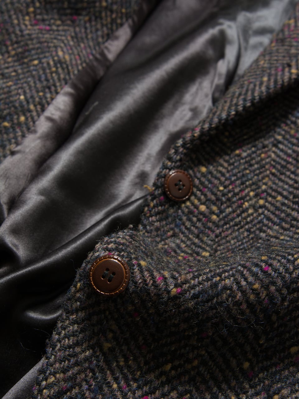 【BALLY】 Tweed jacket Made in Italy(イタリア製 バリー ネップツイードジャケット)1a