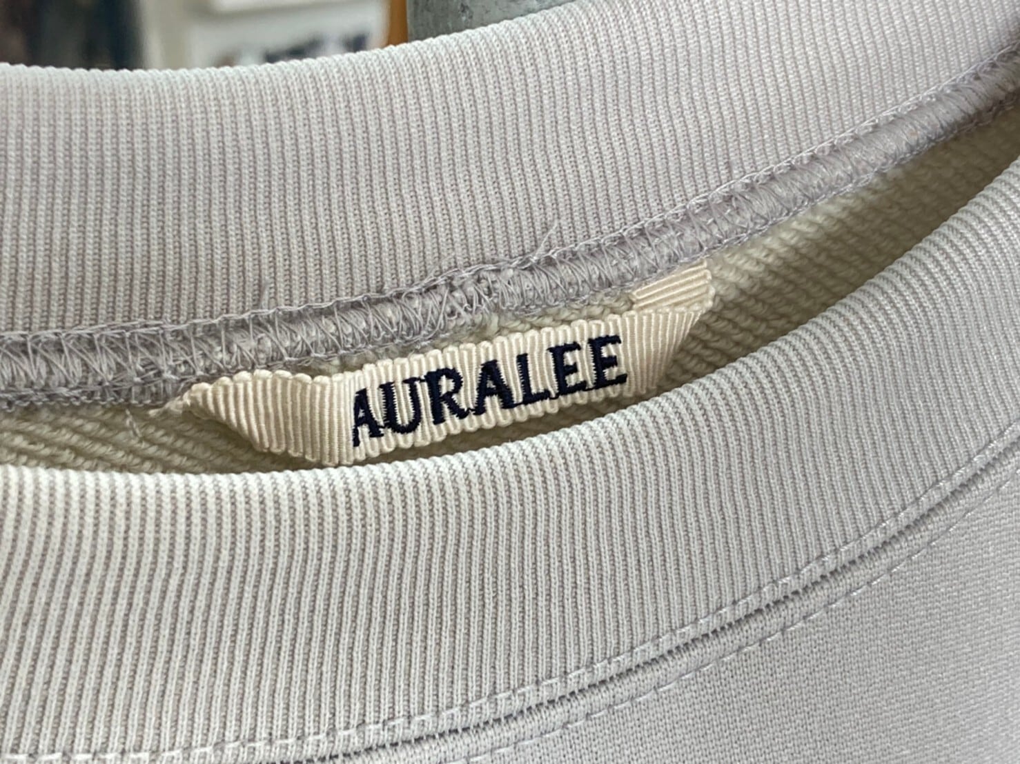 AURALEE 20SS POLYESTER SWEAT P／O A20SP02PU MINT 4 70JK0665  