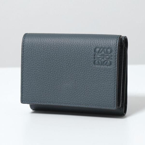 LOEWE ロエベ アナグラム トライフォールドウォレット 3つ折り財布 軟らか