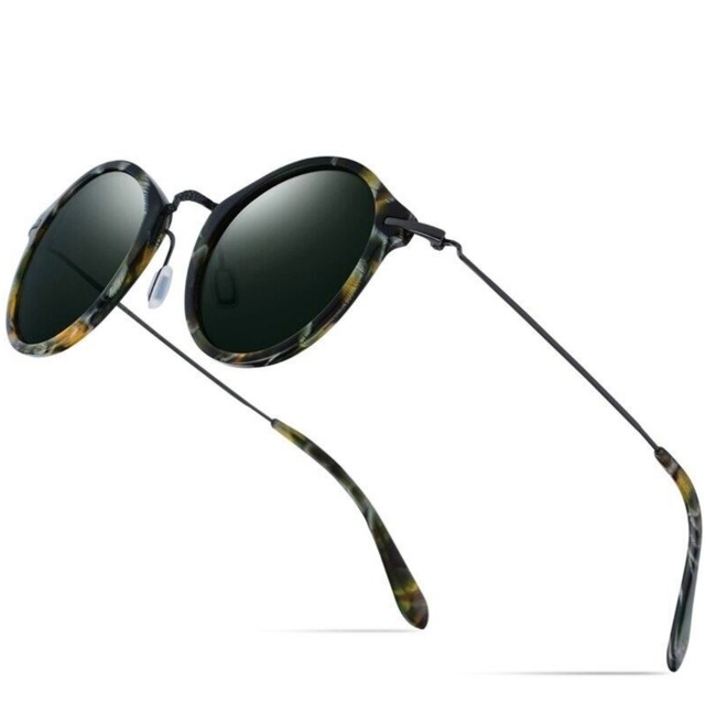 【TR0317】Leopard Pattern Round Sunglasses
