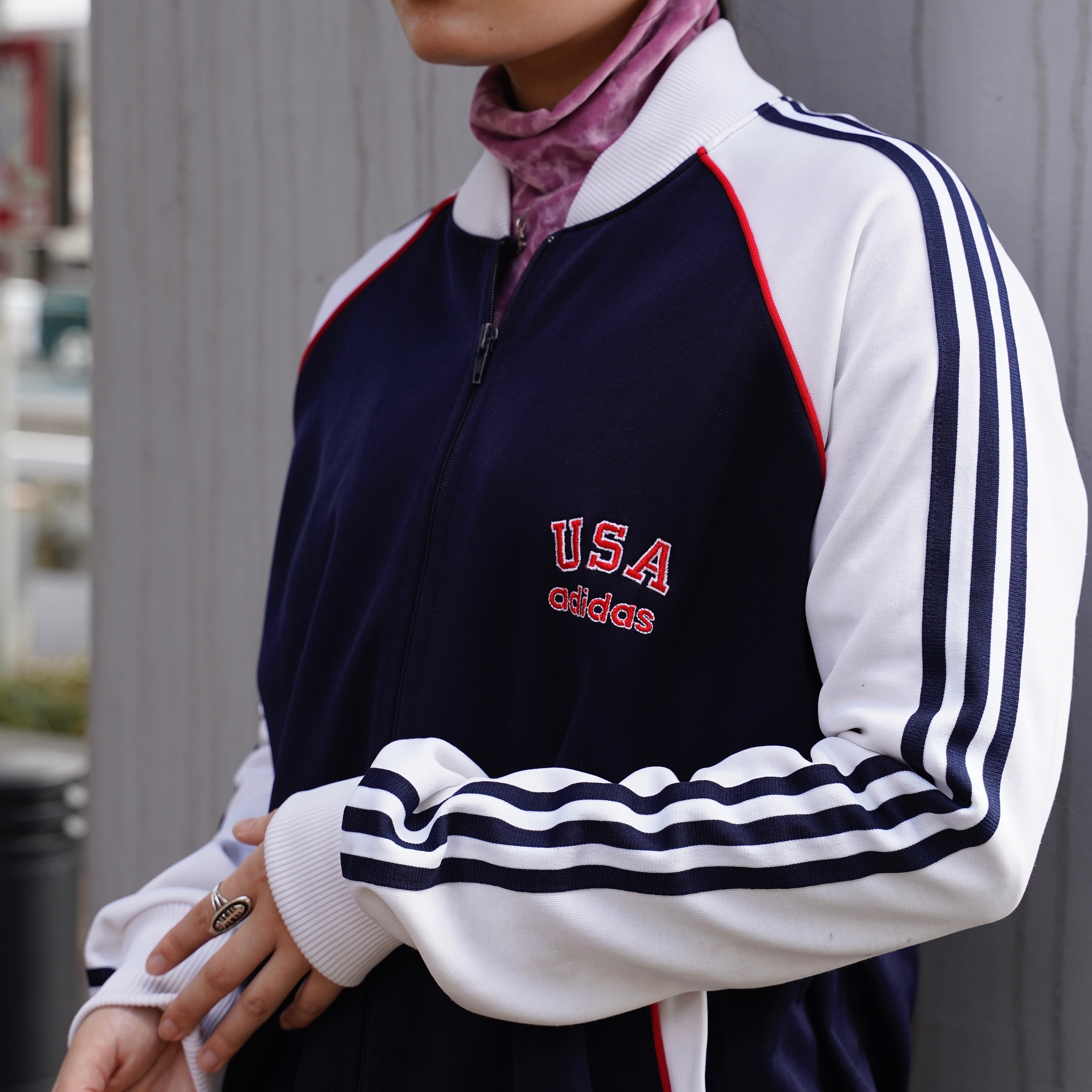 80's adidas Track top LA Olympic model【M-L】 | LIOT