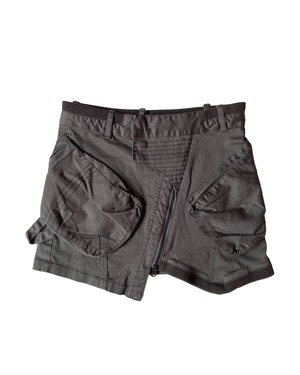 y2k unique cargo skirt