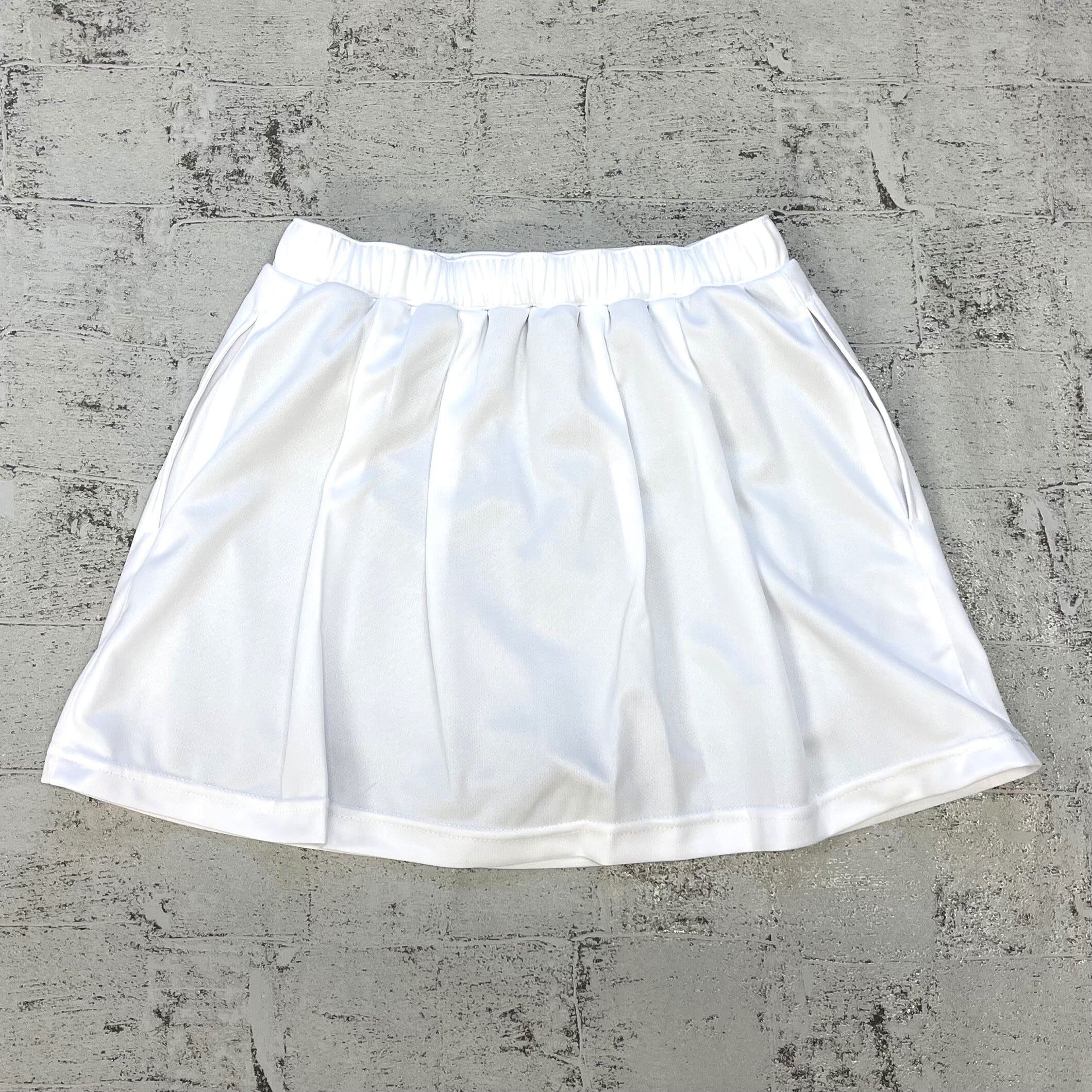 ジュニア 女子 スコート 25JLSKA【white】