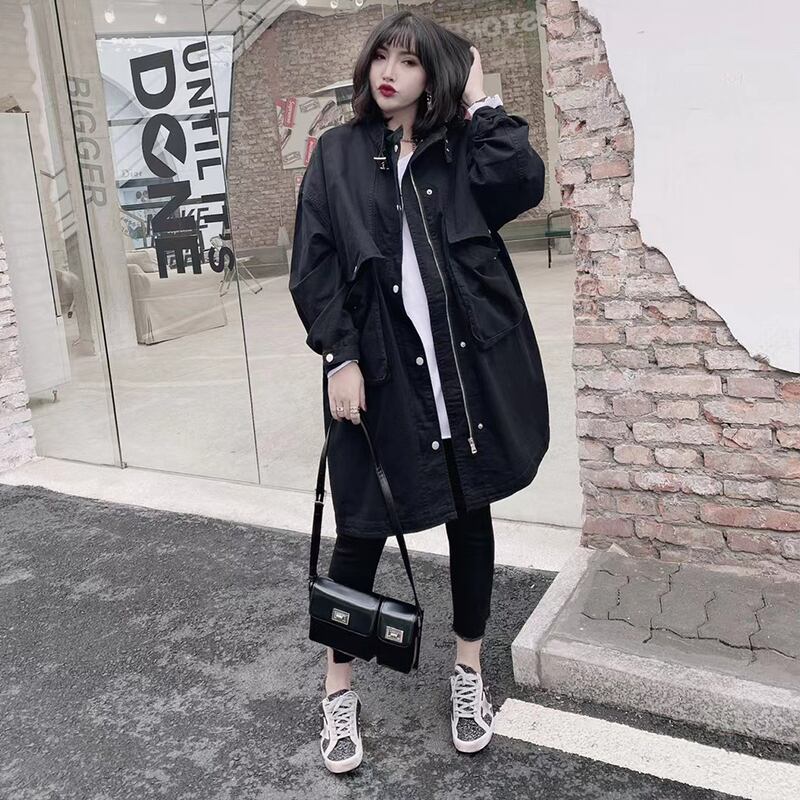 ブラックスタイルコート 大きめサイズ ミックスインファッション13279796147