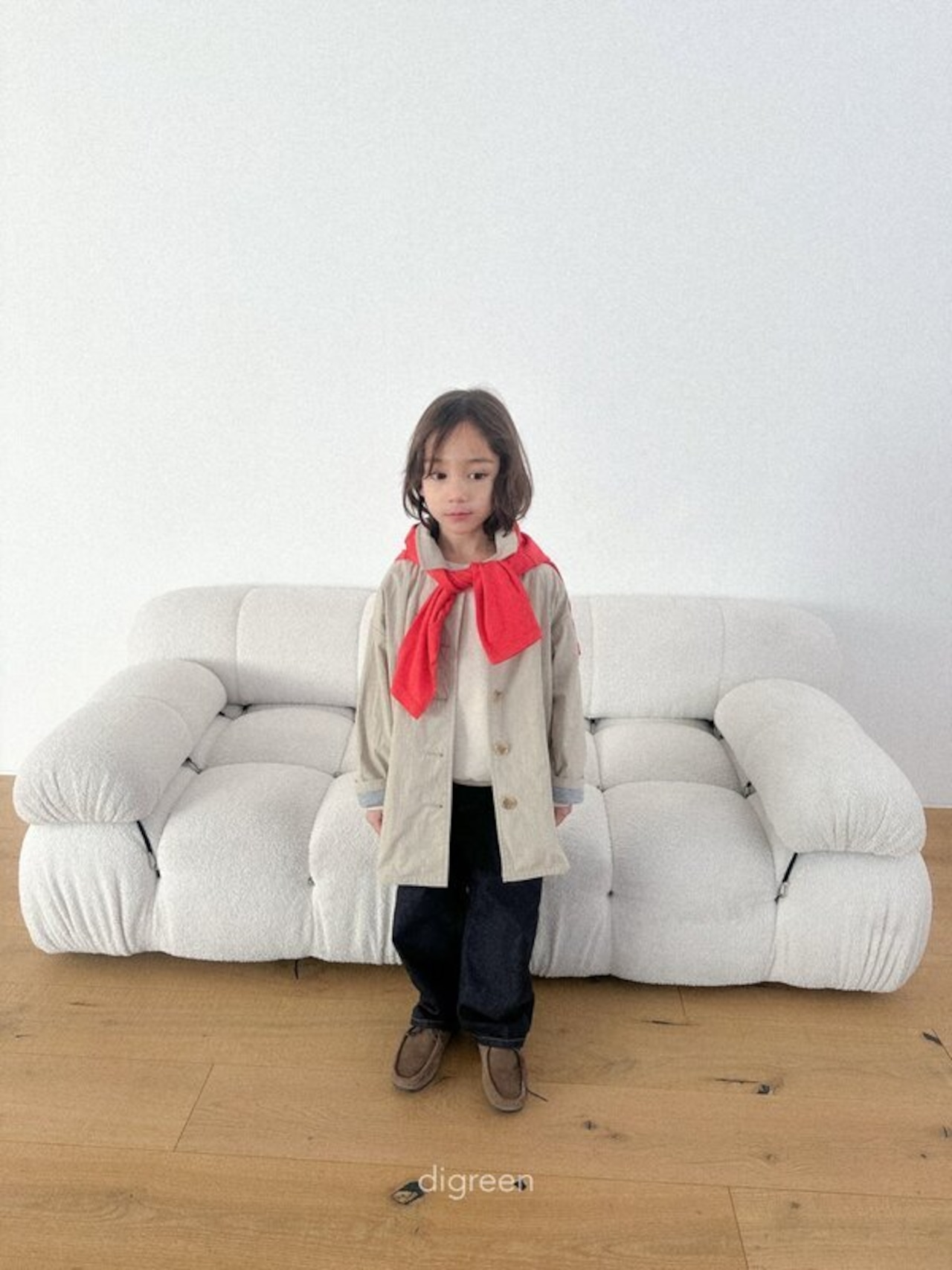 digreen 26/SS ハーフトレンチジャケット