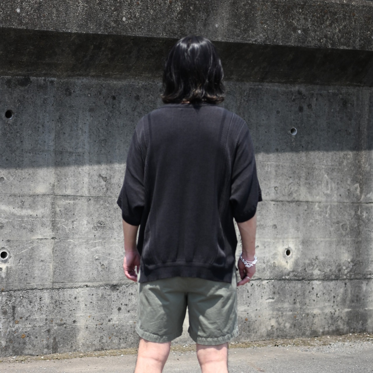 YASHIKI / Ryokufu Henley Knit