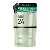 サクセス２４ フレッシュフィールシャンプー つめかえ用 〈グリーンシトラスの香り〉 ３２０ｍｌ