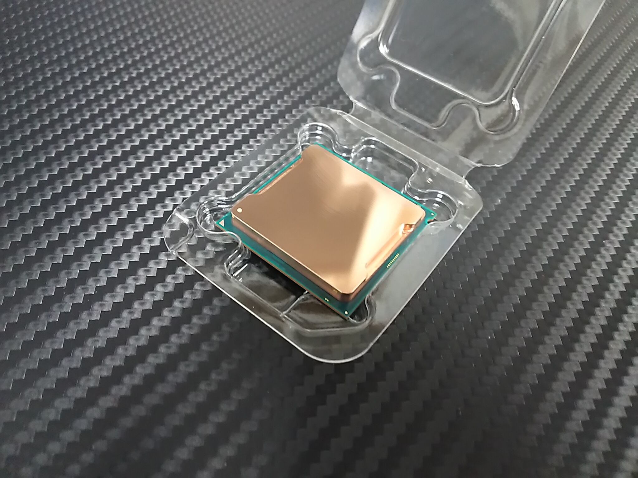 CPU殻割りセット  銅製IHS
