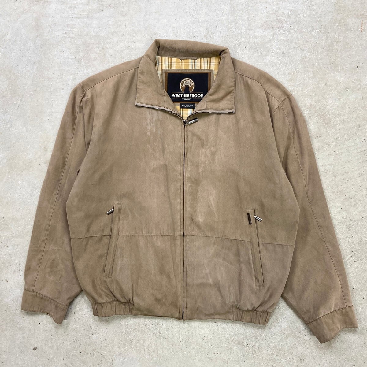 weatherproof フェイクスエードブルゾン L ブラウン 【公式通販】