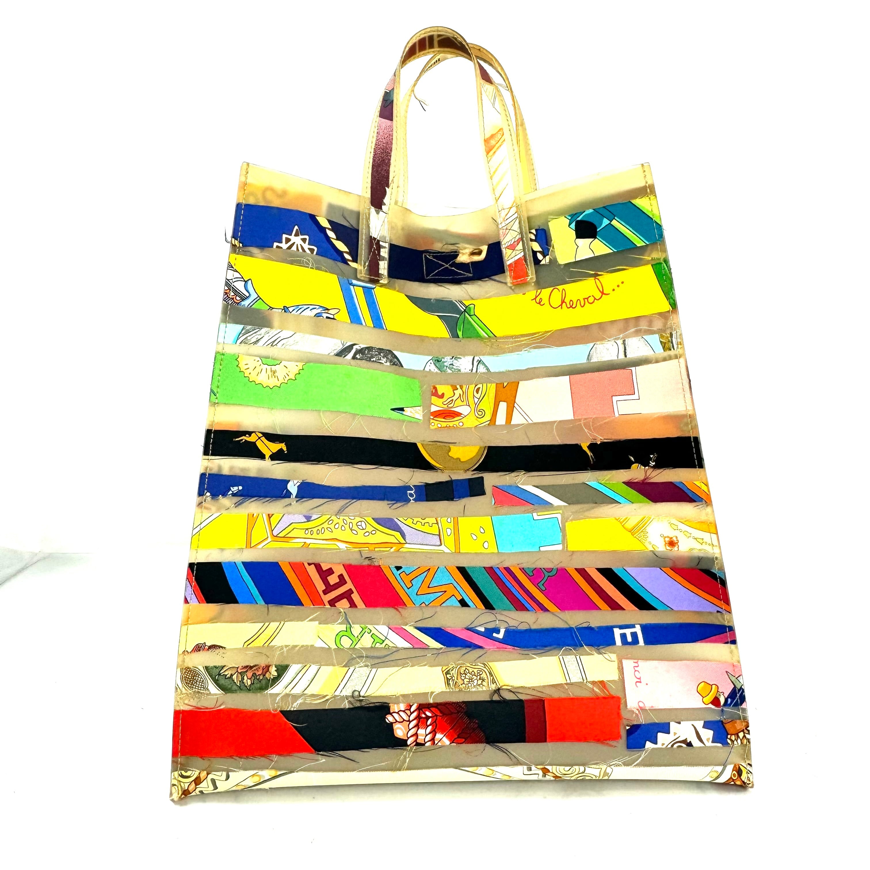 希少】エルメス ルーブル美術館限定 バンドバッグ ビニール マルチ  