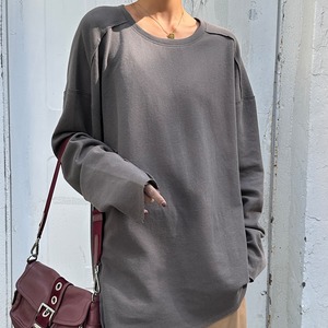 ラインデザインプルオーバーＴシャツ[TO0660]