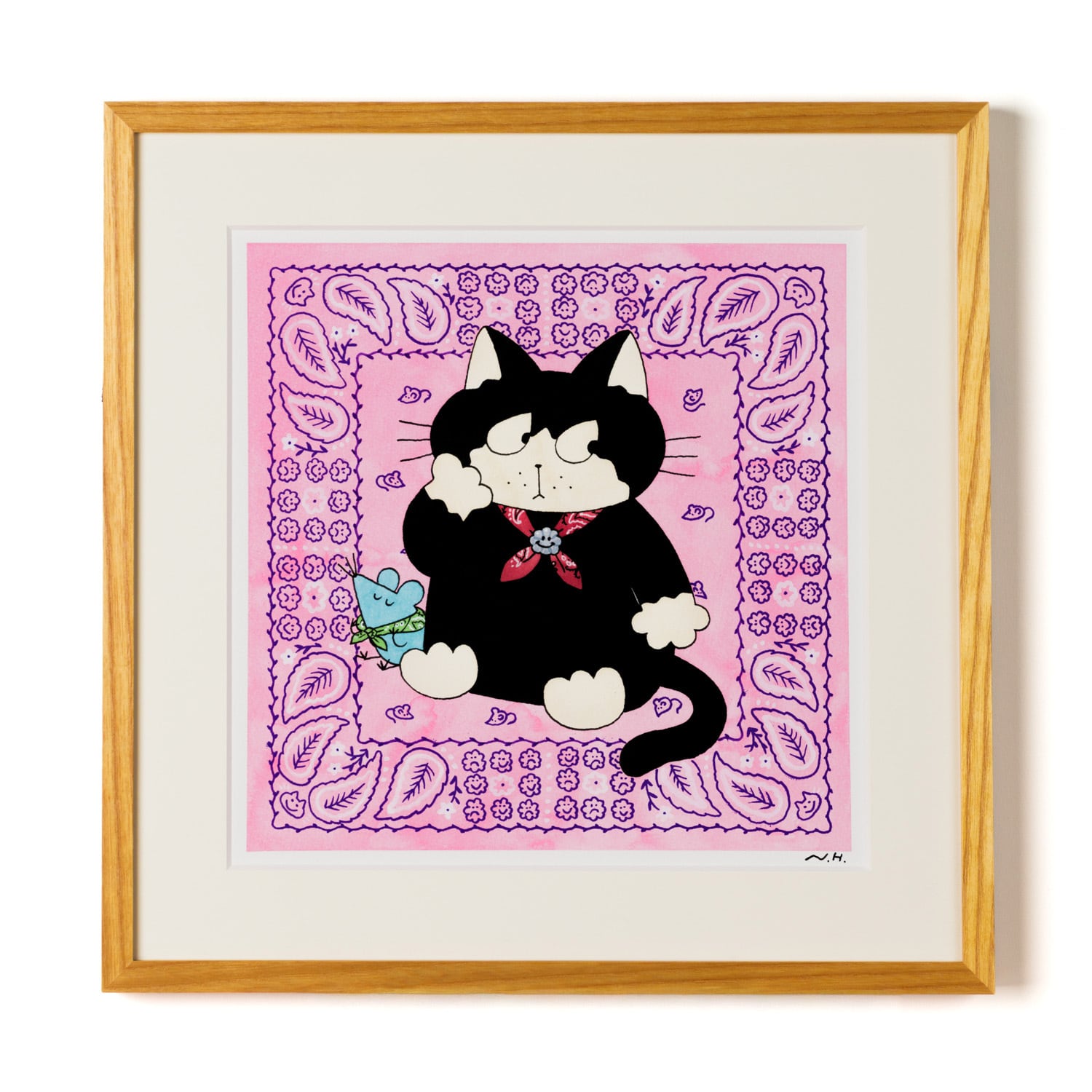 ピオニー | 小さな原画 ヒダカナオト個展「HOW TO TRIP」 | TOKYO PiXEL. shop & gallery