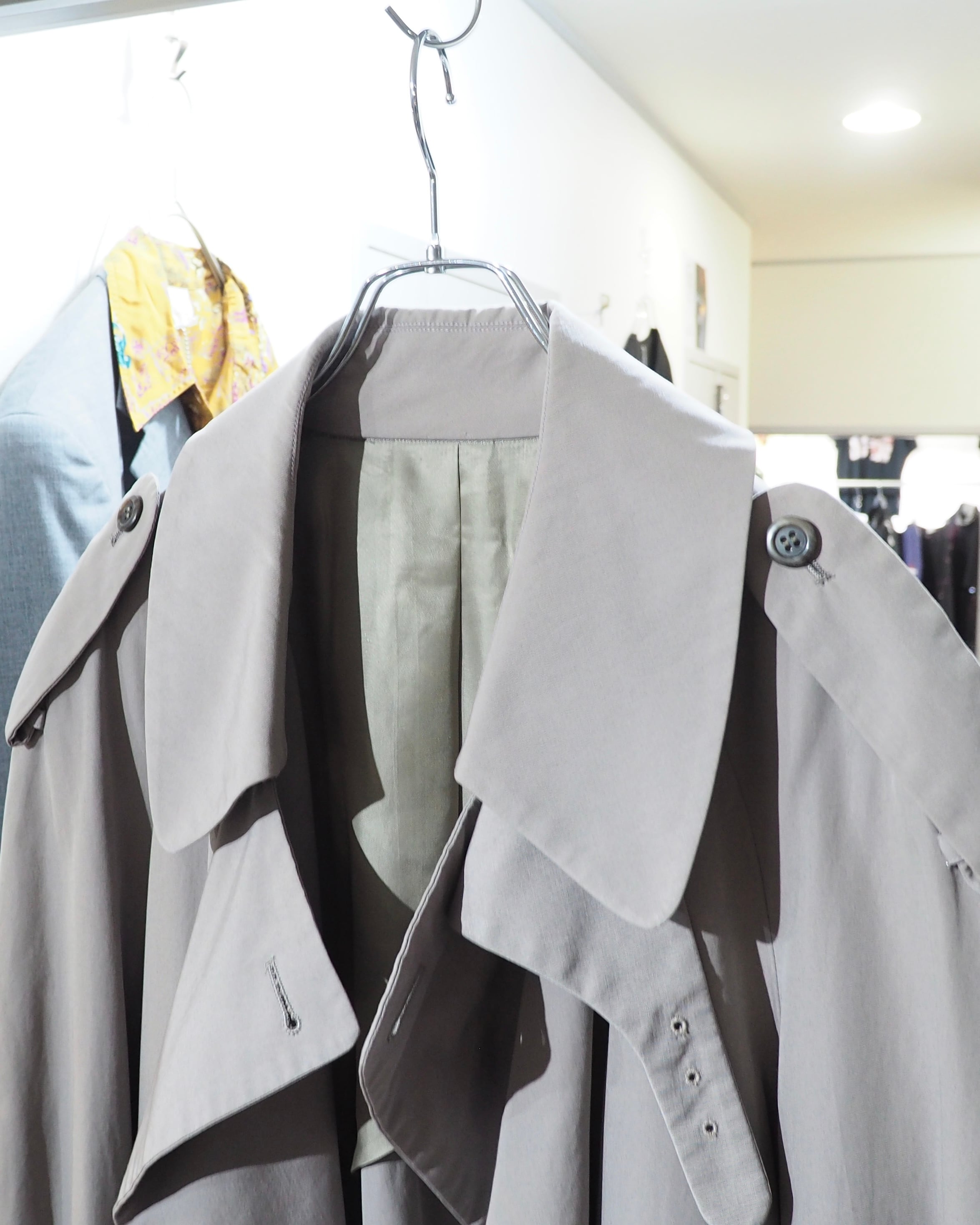 1980s ” Barreaux - 変形 ” Special vintage Long Trench coat