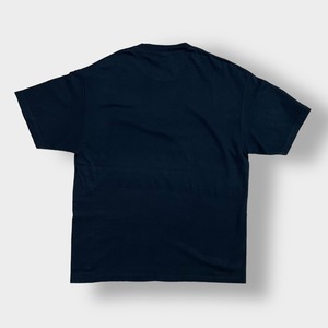 【ALSTYLE APPAREL&ACTIVEWEAR】ロゴ プリント Tシャツ 飲酒運転禁止 黒ボディ XL ビッグサイズ アルスタイル AAA 半袖 US古着