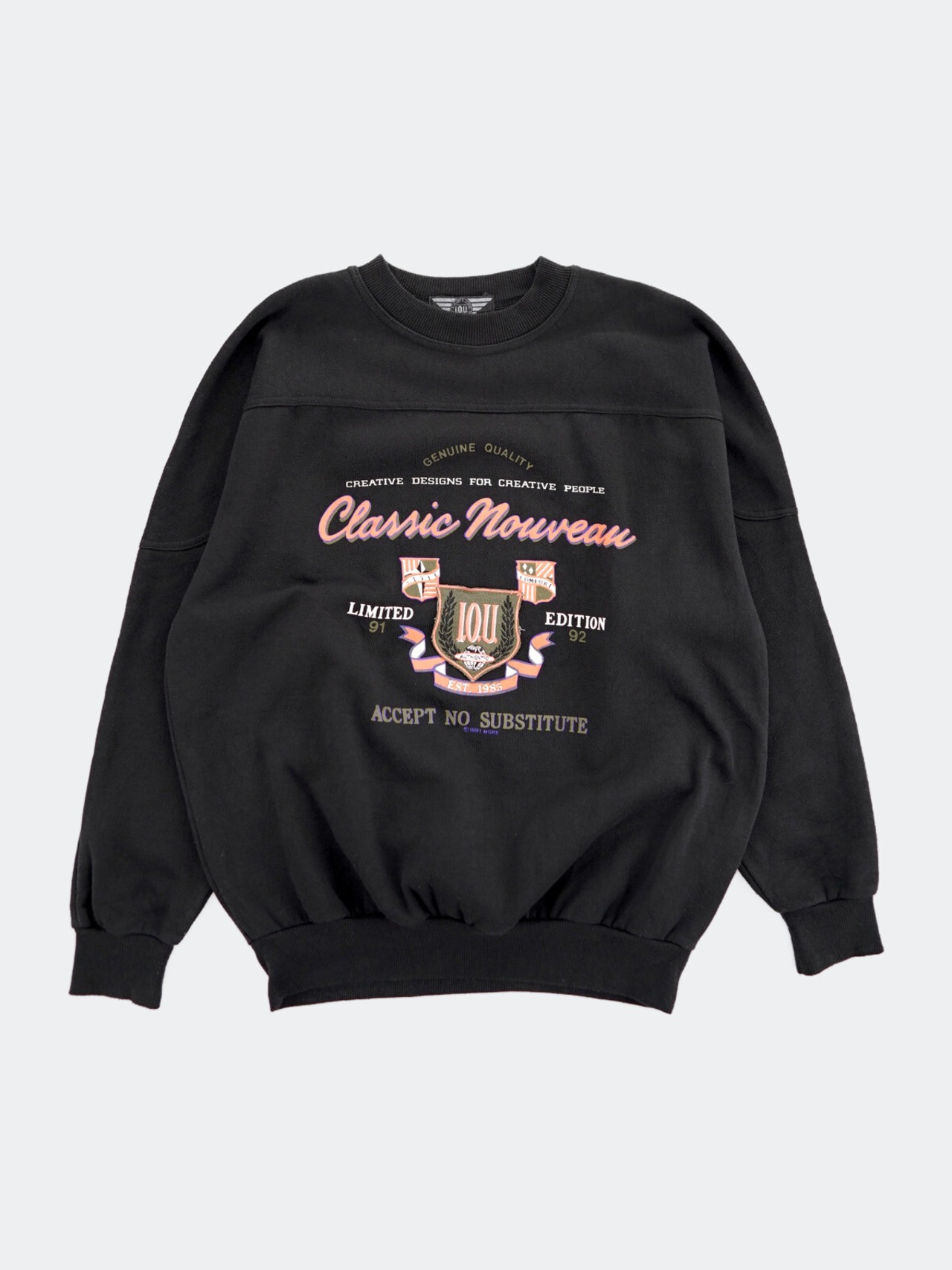 90s embroidery sweat