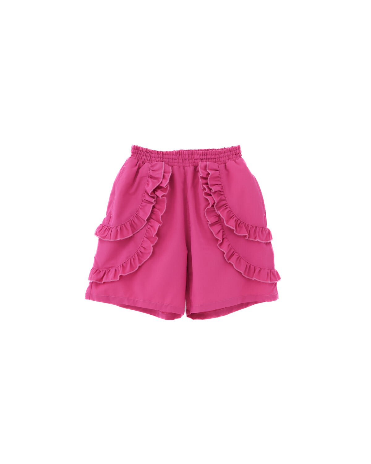 SALE★【solmu select】unica / ダブルフリル ショートパンツ(ピンク)