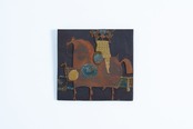 Stig Lindberg | Janna Dark Wall Plaque