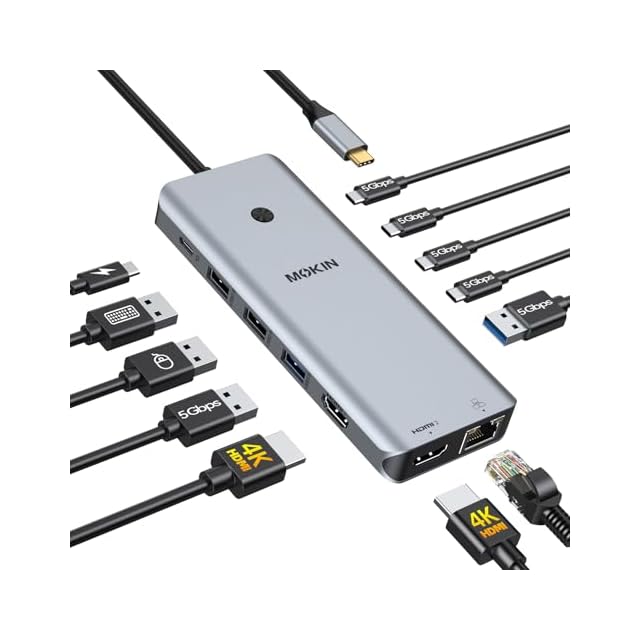 Hagibis 3.5インチ IPS ミニモニター C端子対応 ハブ搭載 HDMI接続