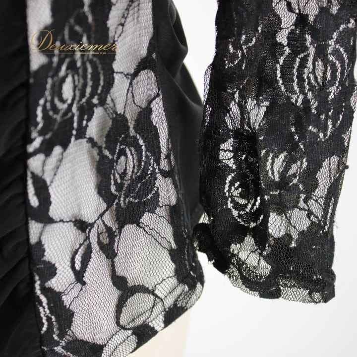 公式 ストアスポーツ - 社交ダンス ロジャーレッスンウェア 花柄 黒