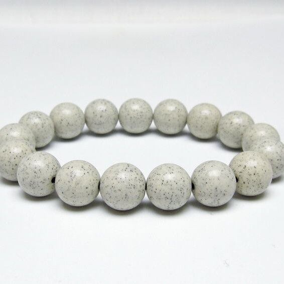 北投石 ブレスレット 12mm 一点物 メール便可 111-50129