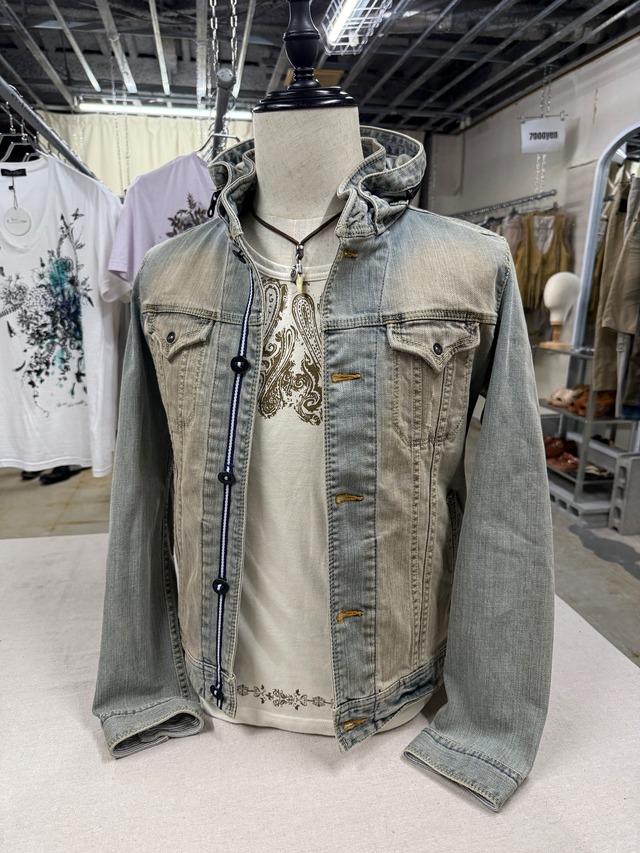 ''NICOLE CLUB FOR MEN'' bono denim jacket